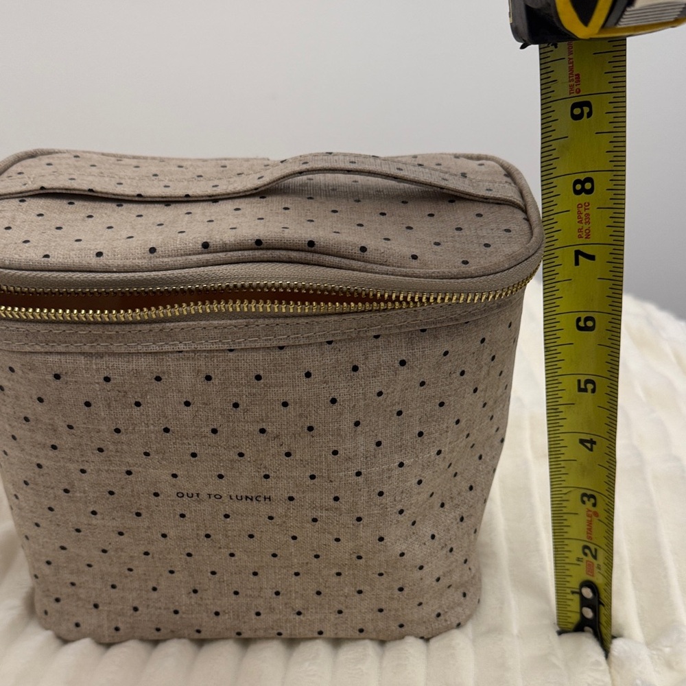 Kate Spade Beige Polka Dot Lunch Bag - Picture 3 of 5